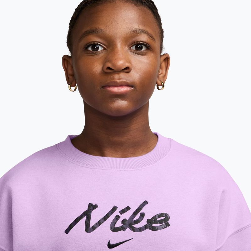Felpa bambini Nike Sportswear Studio violet star 3