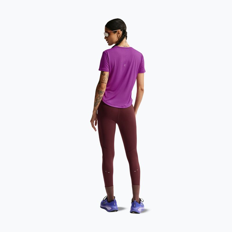 Leggings da corsa da donna Nike Tempo Swoosh Run High-Waisted 7/8 mystic dates/white 3