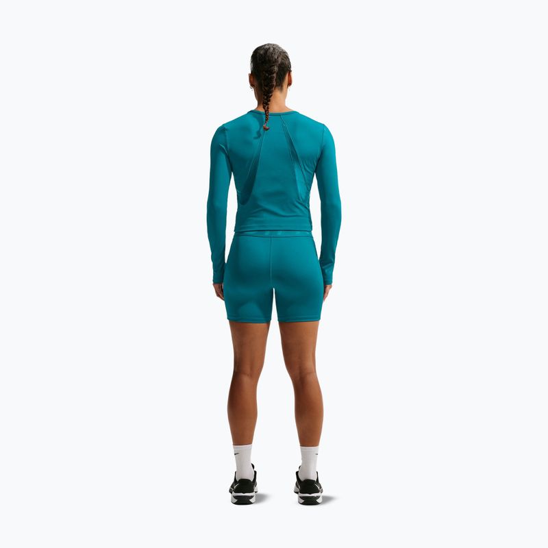 Longsleeve da allenamento da donna Nike Pro Sculpt bright spruce/bright spruce 3