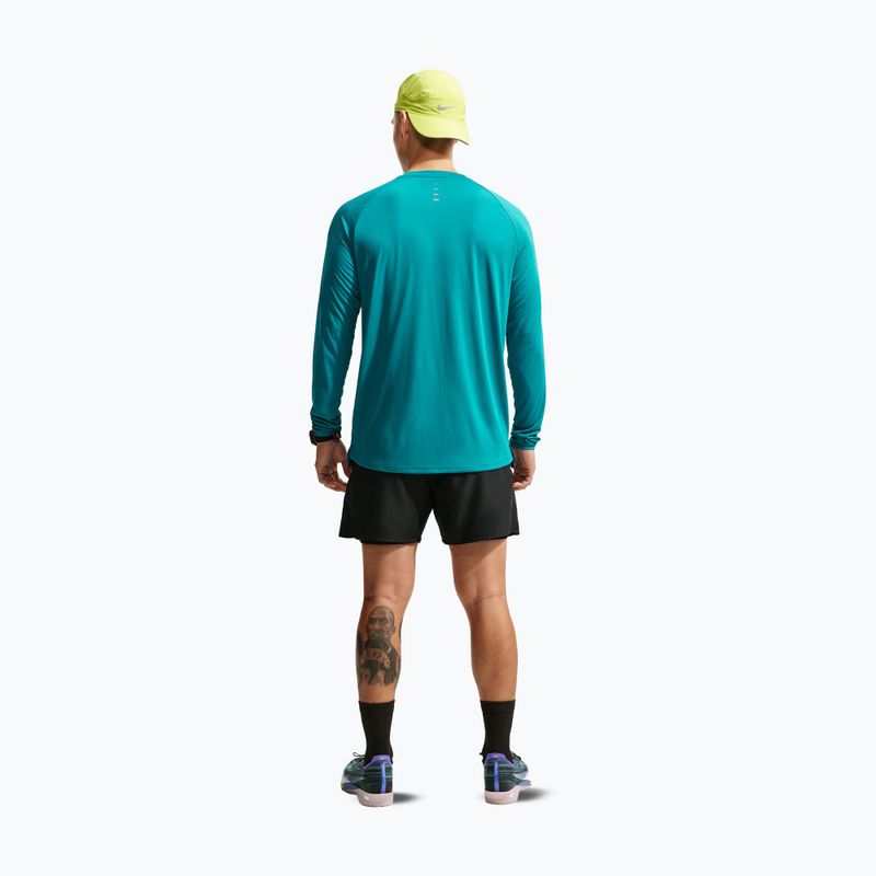 Longsleeve da running uomo Nike Stride bright spruce 3
