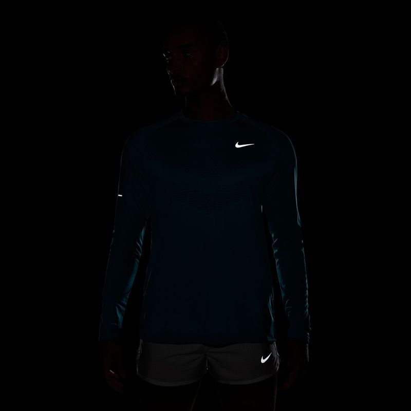 Longsleeve da running uomo Nike Stride bright spruce 6