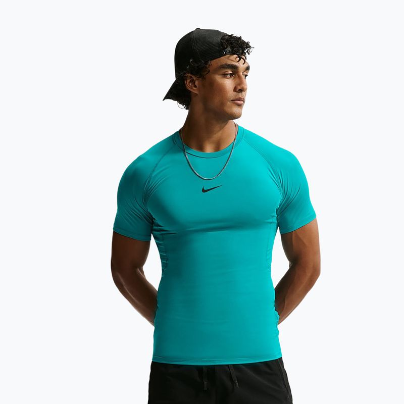 Maglia training da uomo Nike Pro Dri-Fit Tight SS Fitness energy/black