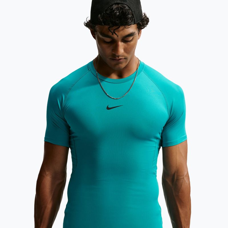 Maglia training da uomo Nike Pro Dri-Fit Tight SS Fitness energy/black 4