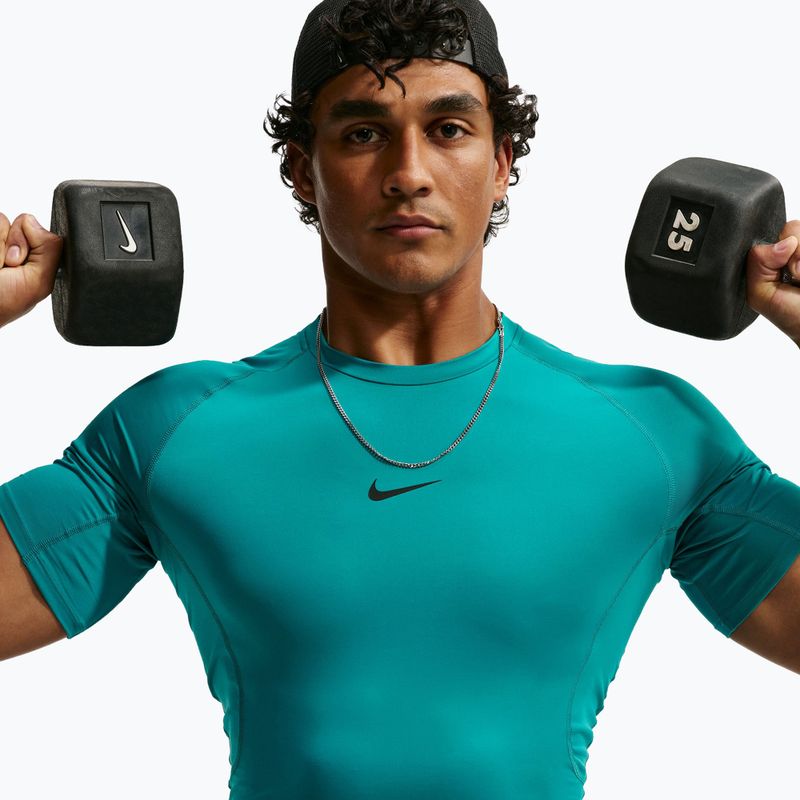 Maglia training da uomo Nike Pro Dri-Fit Tight SS Fitness energy/black 6