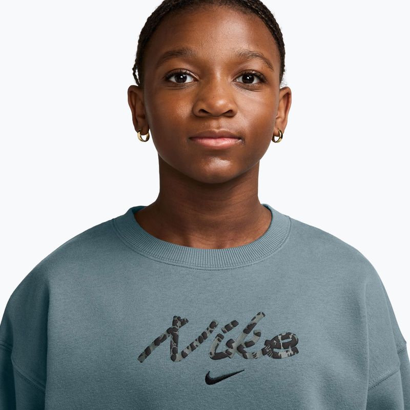 Felpa bambini Nike Sportswear Studio mineral slate 3