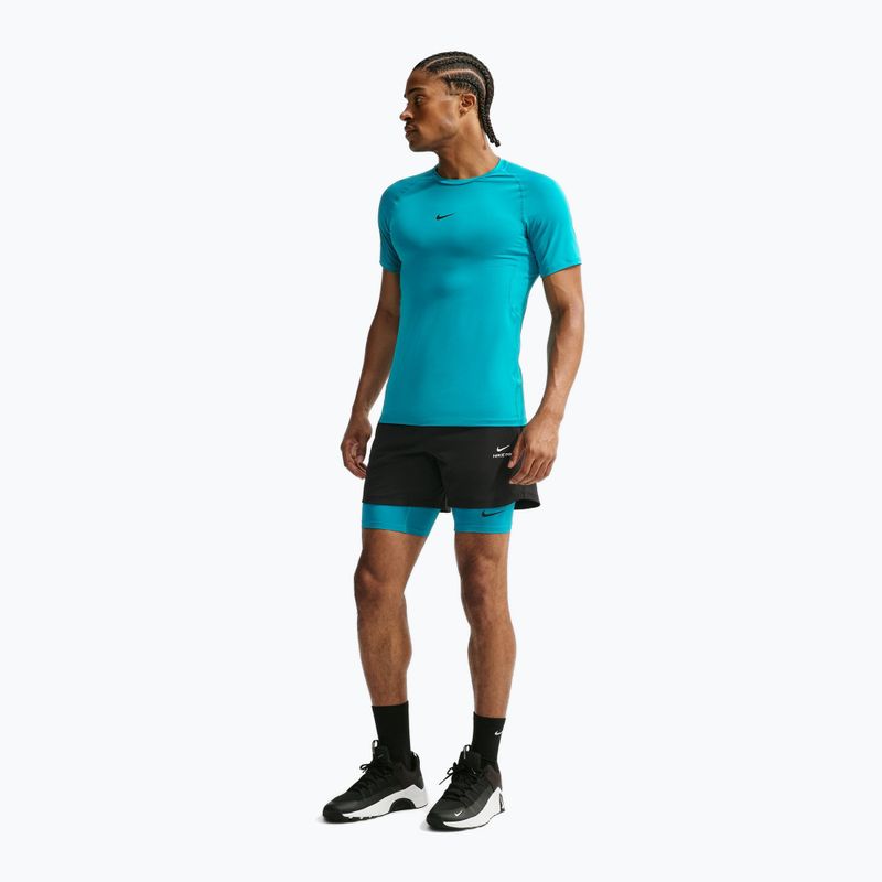 Pantaloncini da allenamento uomo Nike Pro Dri-Fit Fitness Long energy/black 4