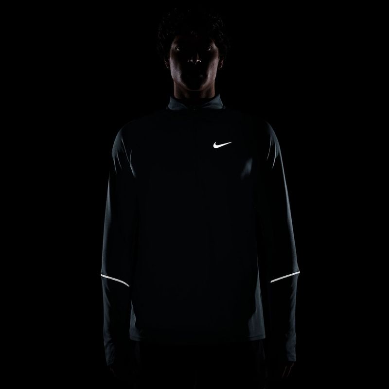 Felpa da corsa uomo Nike Miler Dri-Fit UV 1/2 Zip smokey blue 4