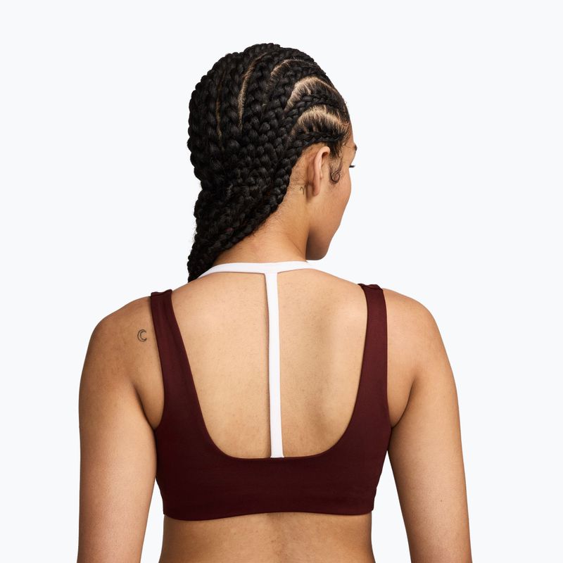 Reggiseno sportivo Nike One mystic dates/white 2