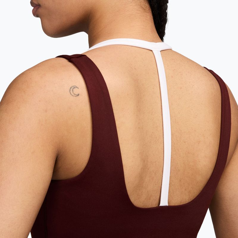 Reggiseno sportivo Nike One mystic dates/white 3