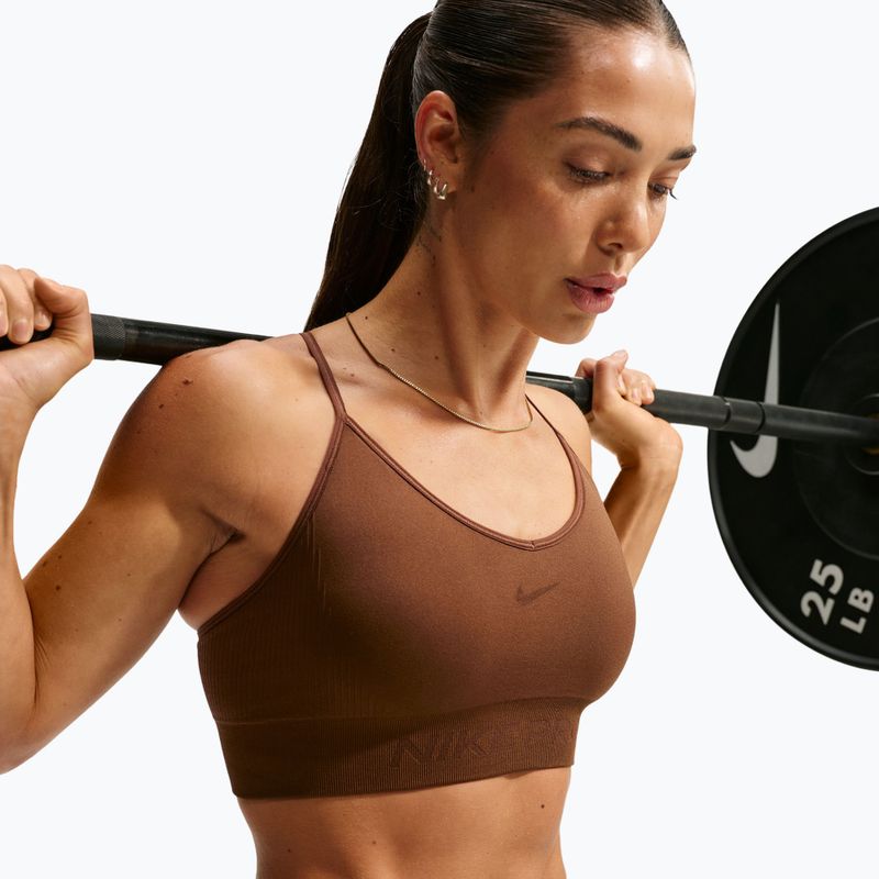 Reggiseno sportivo da donna Nike Pro Seamless Light Support Sports Bra cacao wow 4
