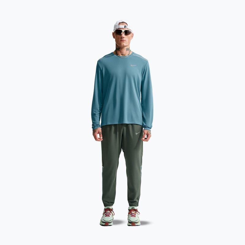 Longsleeve da running uomo Nike Miler Dri-Fit UV smokey blue 2
