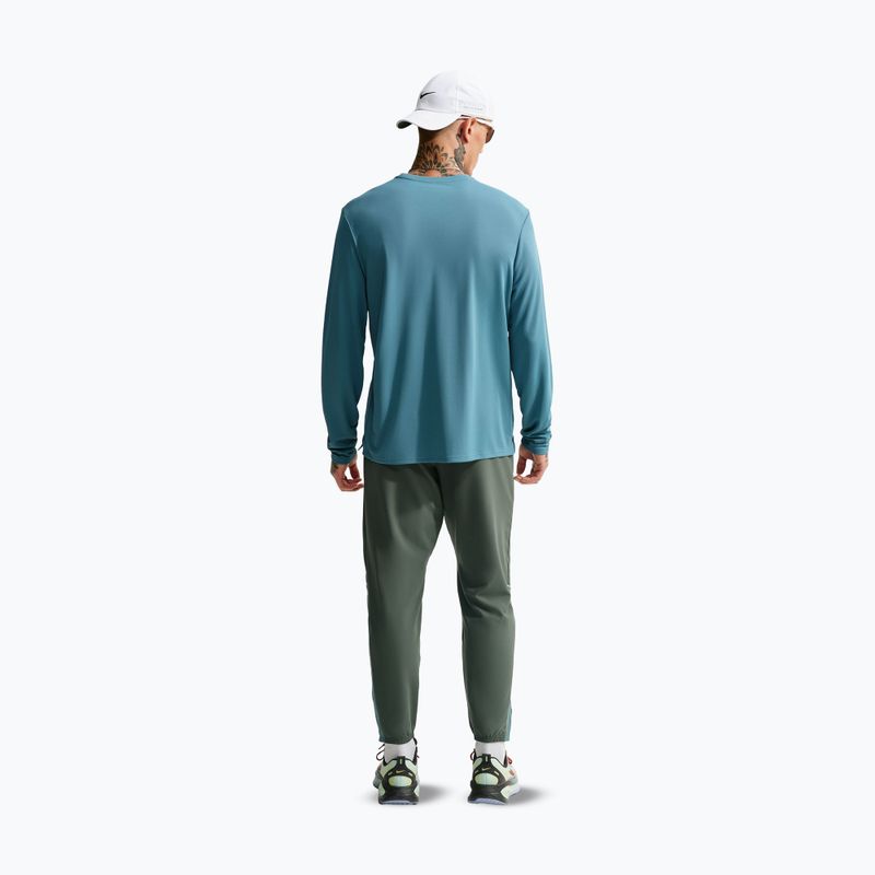 Longsleeve da running uomo Nike Miler Dri-Fit UV smokey blue 3