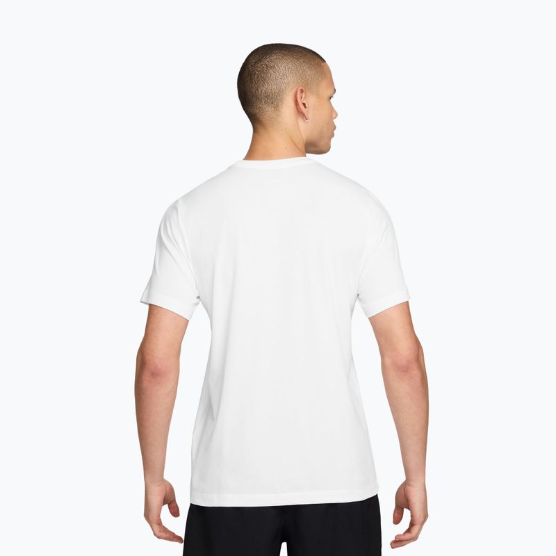 Maglia da corsa da uomo Nike Dri-Fit Running T-Shirt white/mystic dates 2