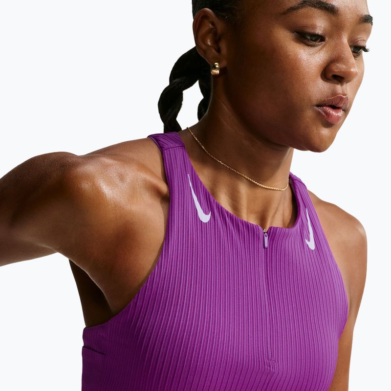 Maglia da running da donna Nike AeroSwift vivid purple/purple pulse 5