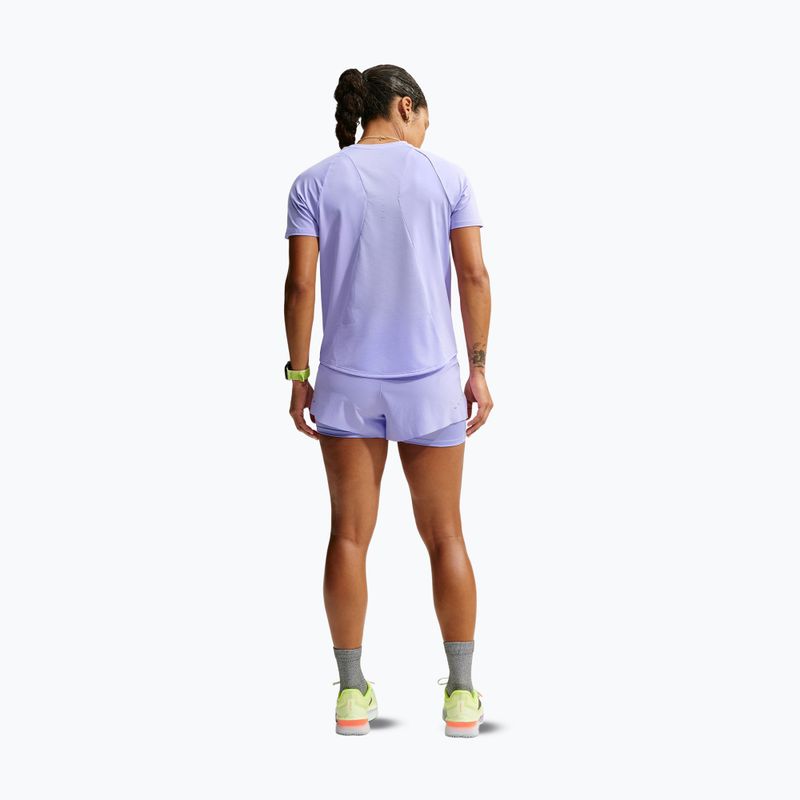 Pantaloncini da corsa da donna Nike Swift Mid-Rise 2in1 purple pulse 3