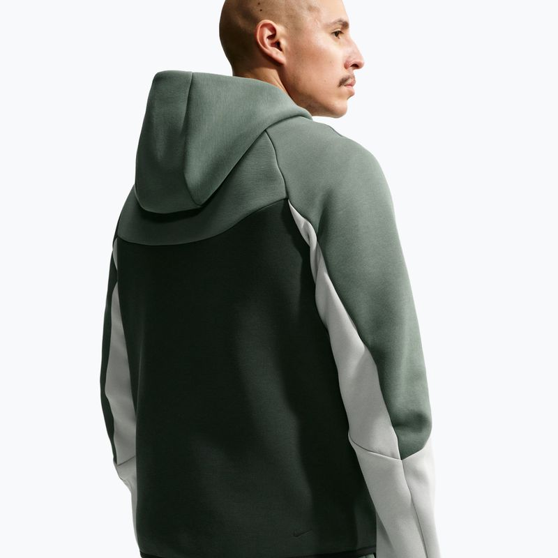 Felpa da uomo Nike Tech Windrunner Full Zip camo green/black spruce/chrome yellow 5