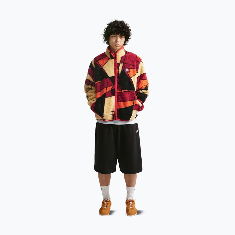 Giacca uomo Nike Club Winterized Full-Zip university red/soft yellow/black 2