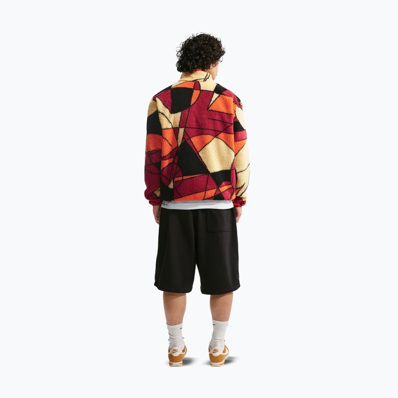Giacca uomo Nike Club Winterized Full-Zip university red/soft yellow/black 3