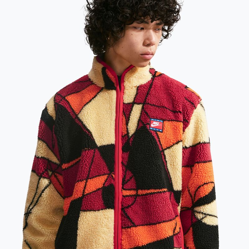 Giacca uomo Nike Club Winterized Full-Zip university red/soft yellow/black 4
