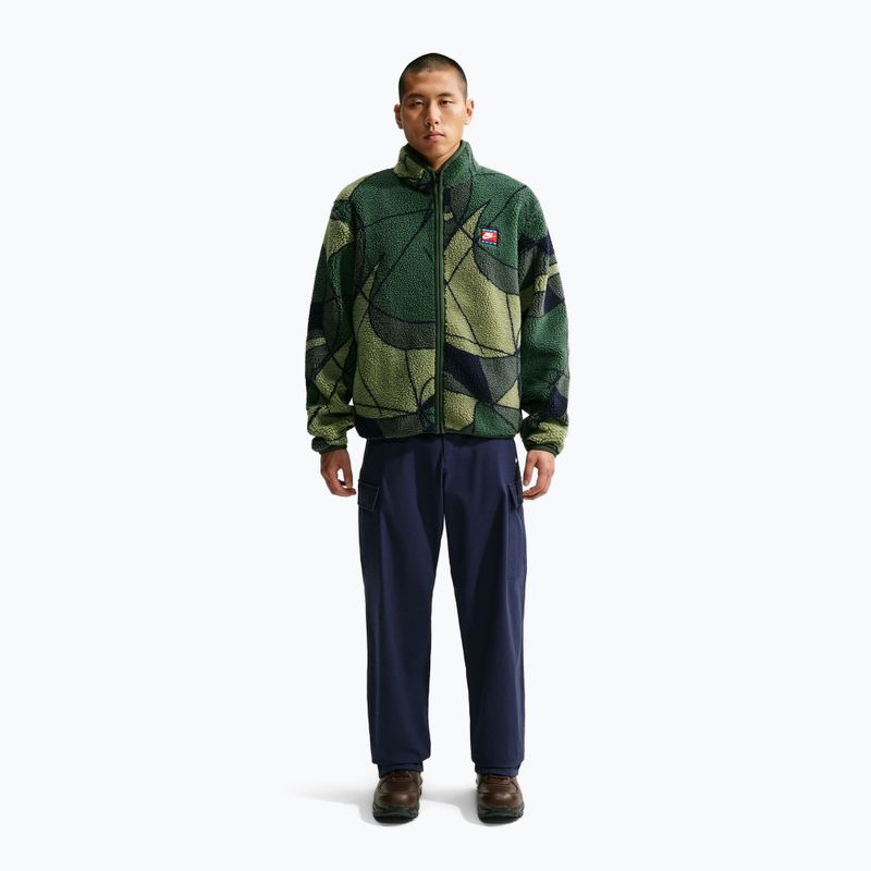 Giacca uomo Nike Club Winterized Full-Zip fir/light smoke grey 2