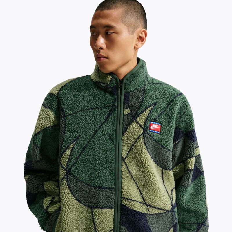 Giacca uomo Nike Club Winterized Full-Zip fir/light smoke grey 4