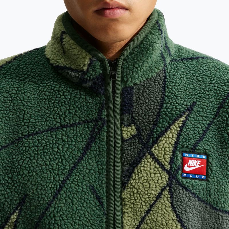 Giacca uomo Nike Club Winterized Full-Zip fir/light smoke grey 5