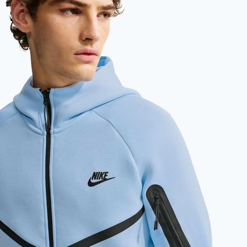 Felpa da uomo Nike Tech Windrunner Full Zip ice blue/black 5