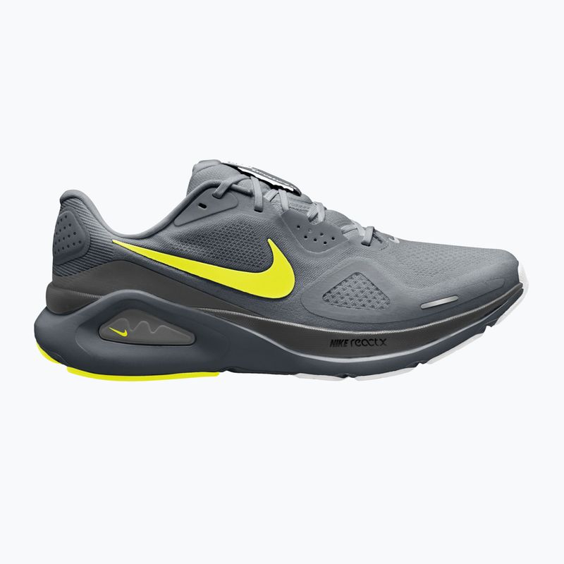 Scarpe da corsa uomo Nike Structure 26 Cool Grey/Dark Smoke Grey/Lemon Venom