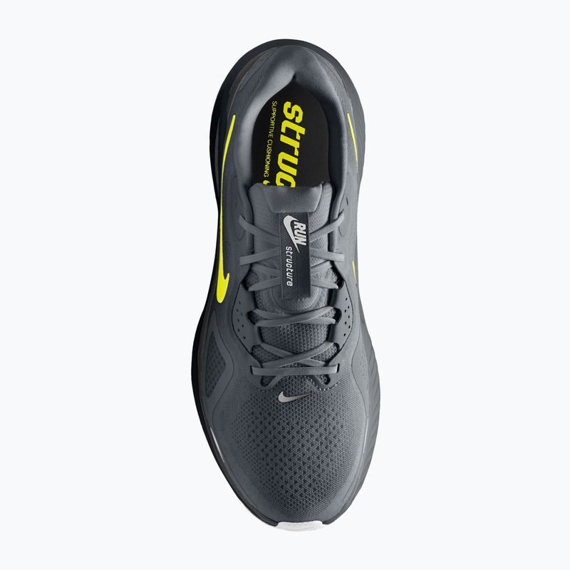 Scarpe da corsa uomo Nike Structure 26 Cool Grey/Dark Smoke Grey/Lemon Venom 2
