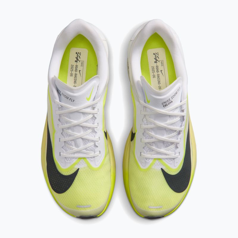 Scarpe da corsa uomo Nike Zoom Fly 6 white/lemon venom/anthracite 3