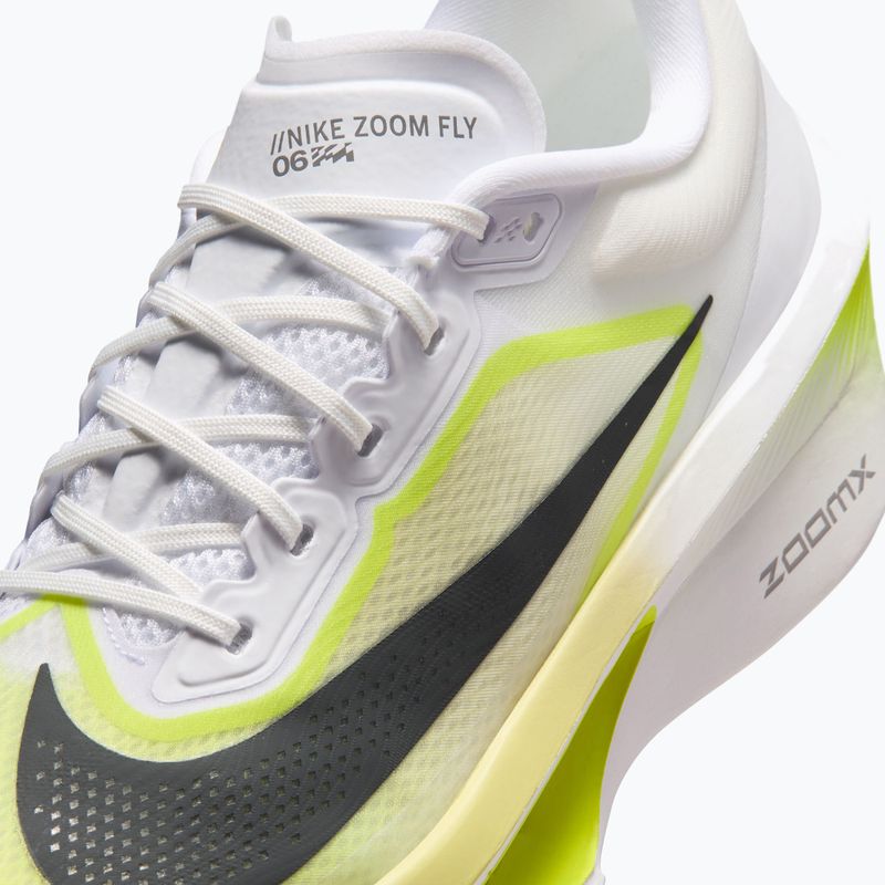 Scarpe da corsa uomo Nike Zoom Fly 6 white/lemon venom/anthracite 5
