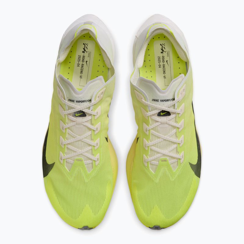 Scarpe da corsa uomo Nike Vaporfly 4 white/lemon venom/anthracite 4