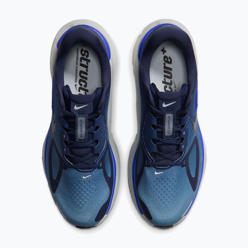 Scarpe da corsa uomo Nike Structure Plus Midnight Navy/Smokey Blue/Black 4