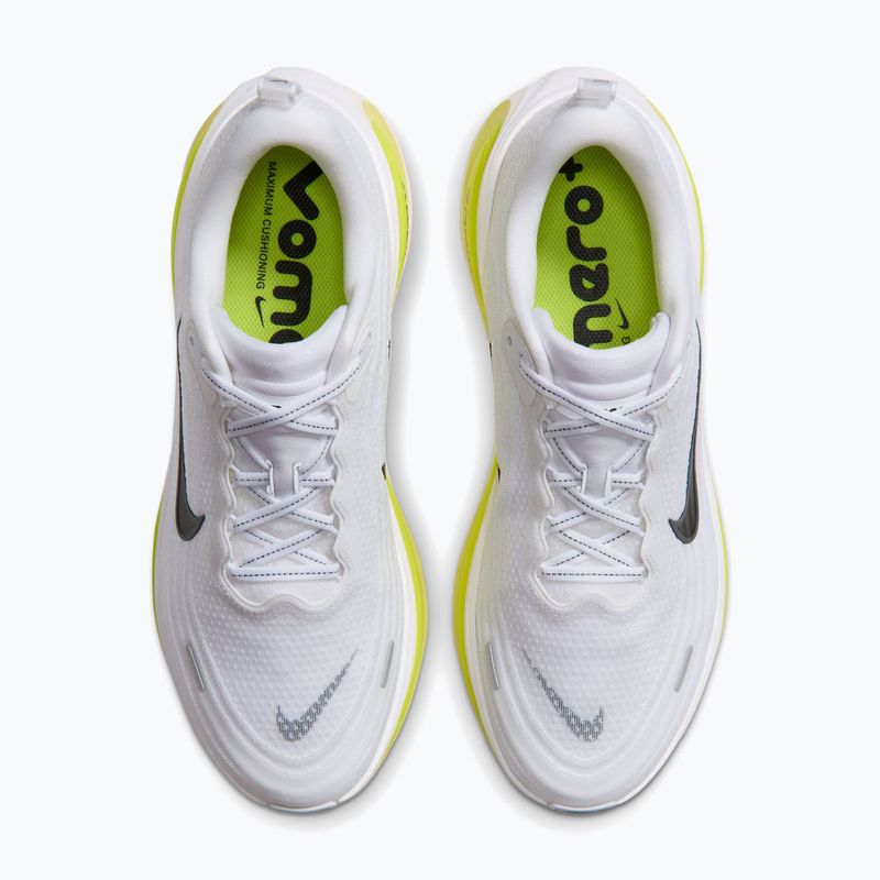 Scarpe da corsa uomo Nike Vomero Plus white/lemon venom/electric yellow/black 4
