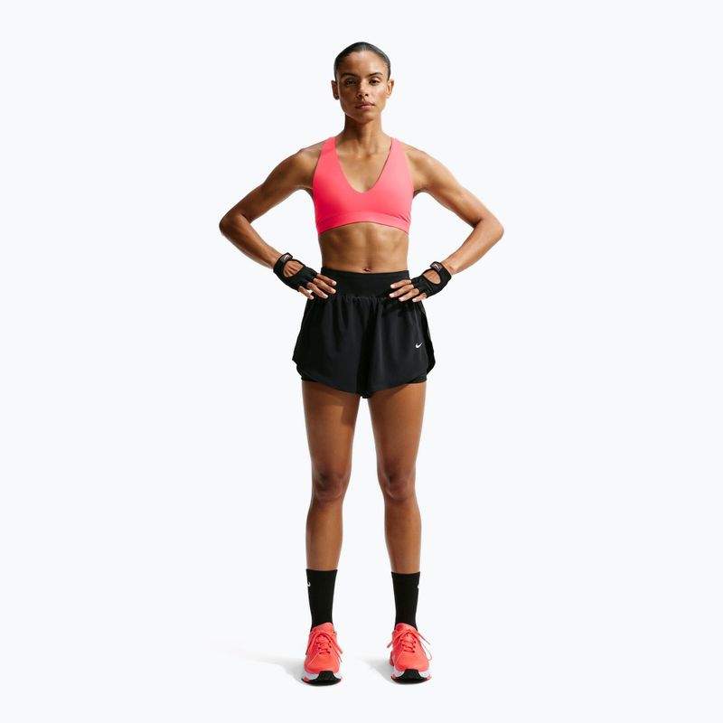 Reggiseno sportivo Nike Indy Strappy laser crimson/black 2