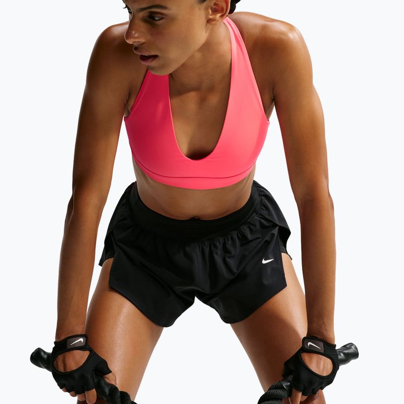 Reggiseno sportivo Nike Indy Strappy laser crimson/black 4