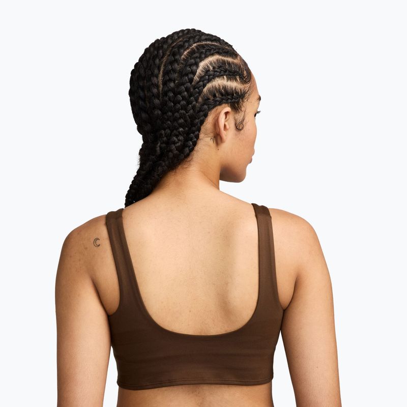 Reggiseno sportivo da donna Nike One cacao wow 2