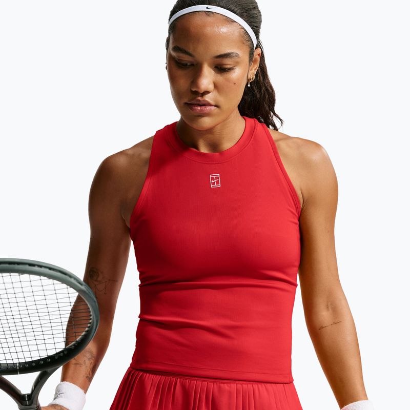 Maglietta da tennis per bambini Nike Court Advantage university red/white 4