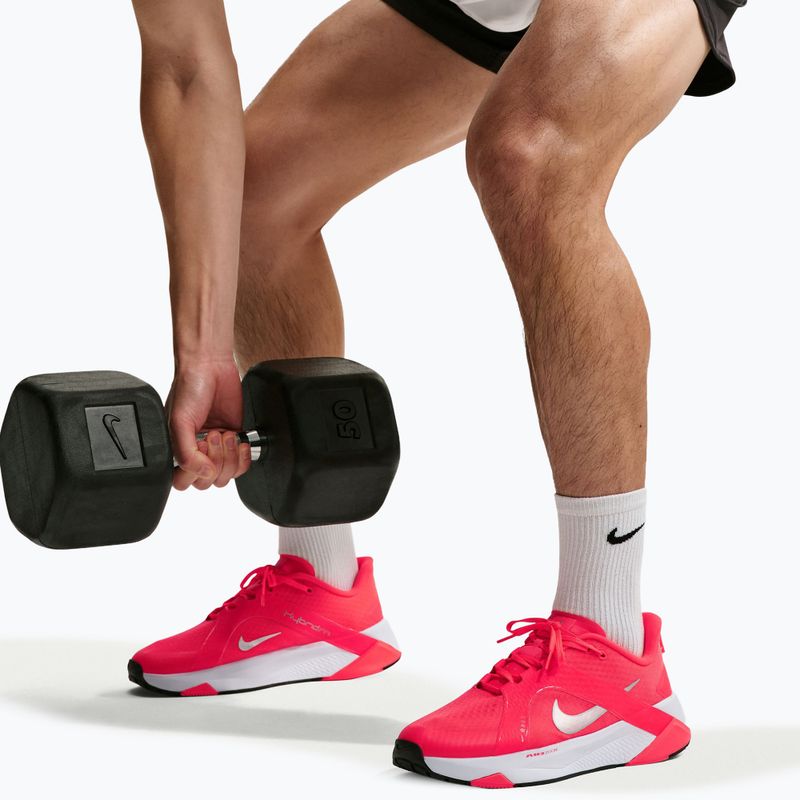 Scarpe da allenamento uomo Nike Hybrid RN laser crimson/metallic silver 7