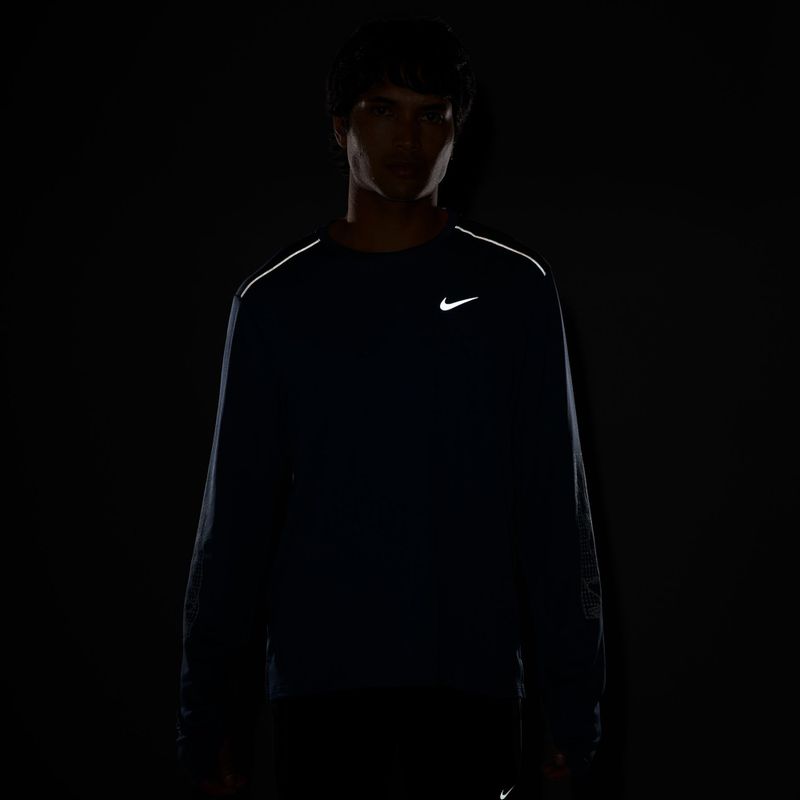 Longsleeve da running uomo Nike Miler new slate 4