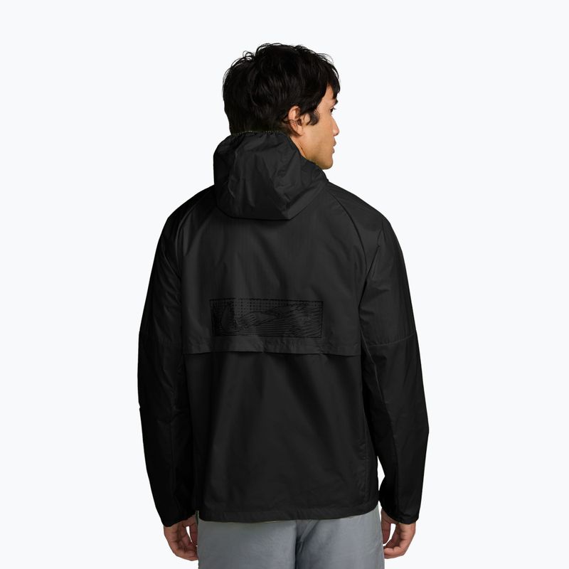 Giacca da corsa da uomo Nike Miler Therma-Fit Repel Winterized black/black 2