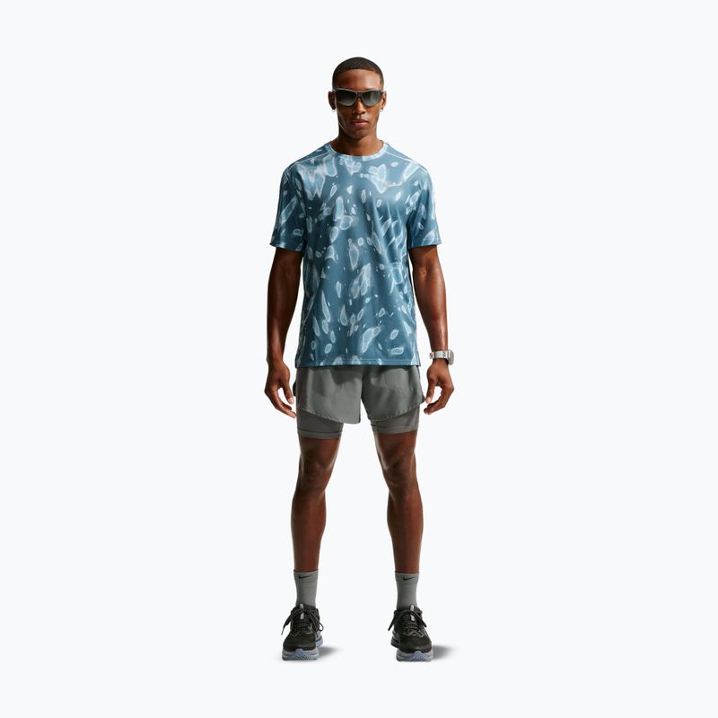Maglia da corsa da uomo Nike Miler Dri-Fit UV smokey blue 2
