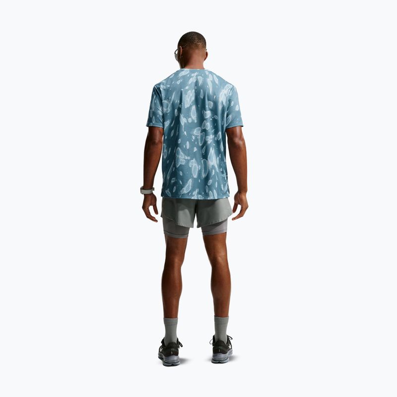 Maglia da corsa da uomo Nike Miler Dri-Fit UV smokey blue 3