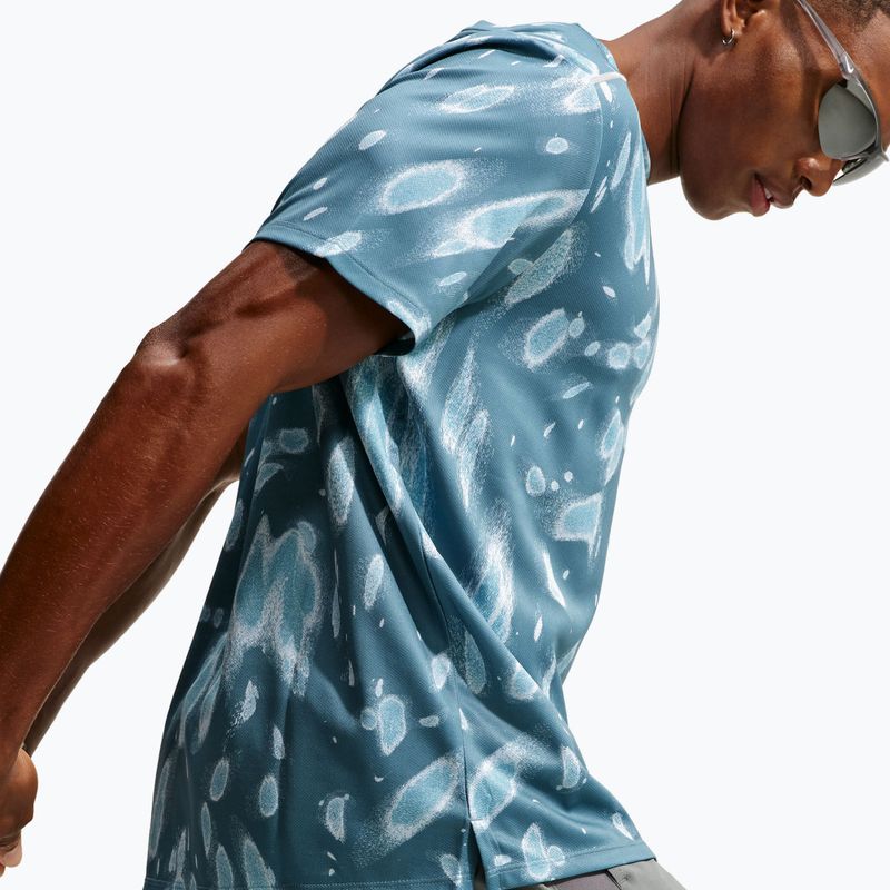 Maglia da corsa da uomo Nike Miler Dri-Fit UV smokey blue 5