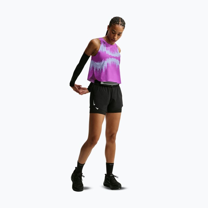 Maglia da running da donna Nike AeroSwift vivid purple/purple dynasty 2