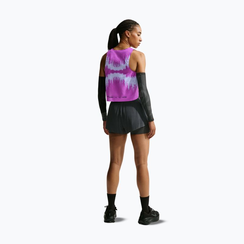 Maglia da running da donna Nike AeroSwift vivid purple/purple dynasty 3