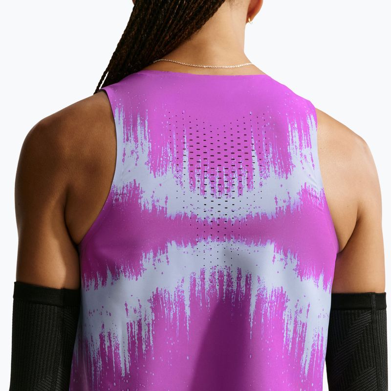 Maglia da running da donna Nike AeroSwift vivid purple/purple dynasty 6