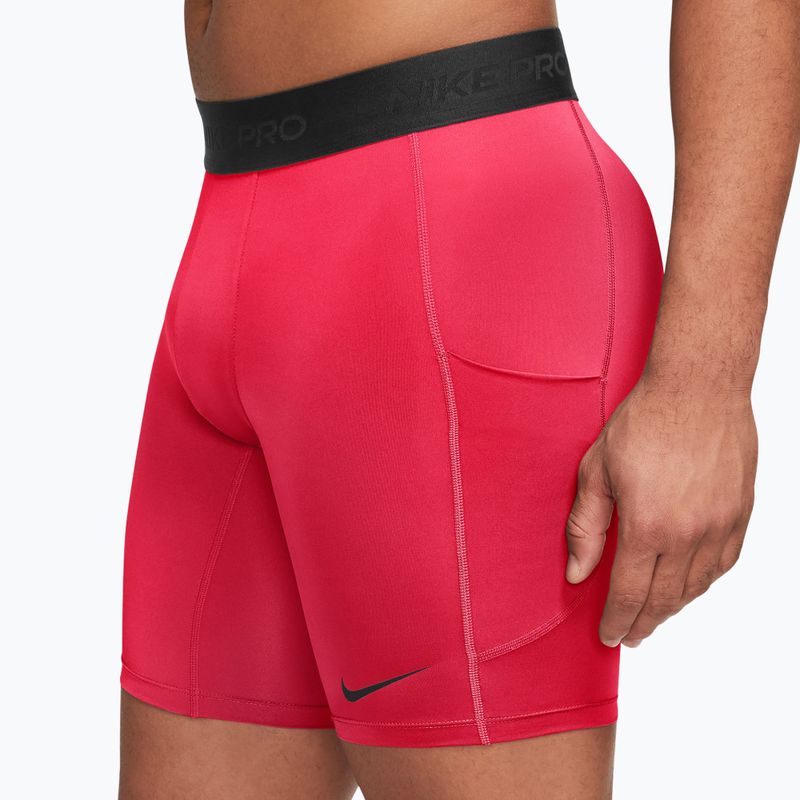 Pantaloncini da allenamento uomo Nike Pro Dri-Fit Fitness Long laser crimson/black 3
