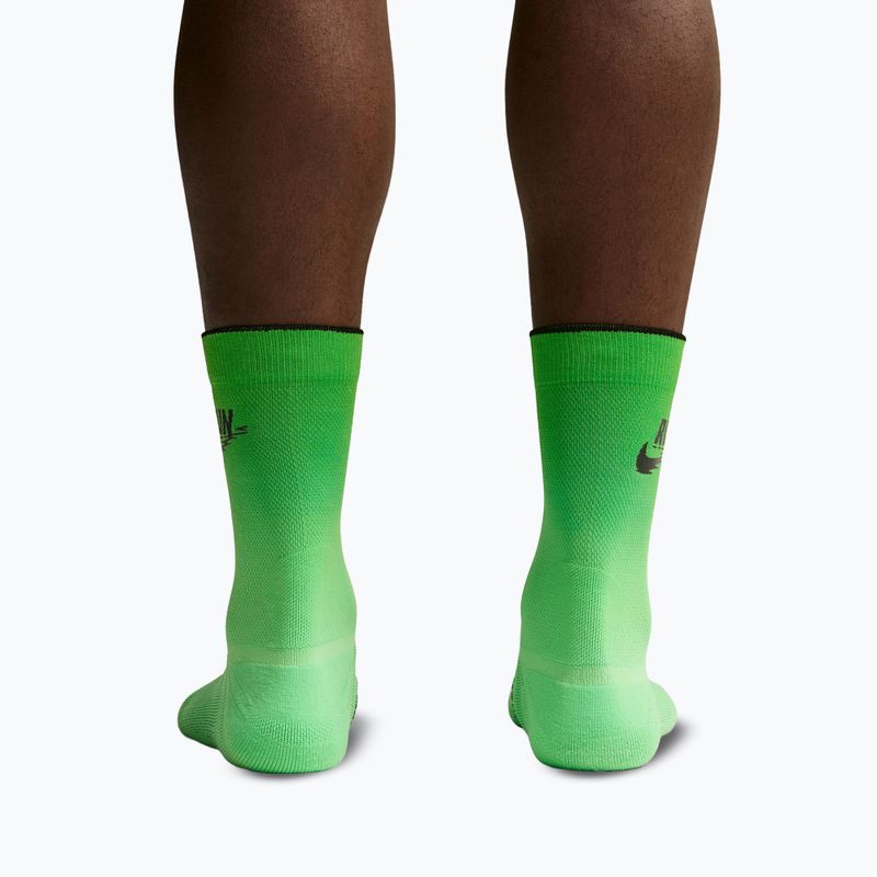 Calze Nike Run Midweight illusion green/black 5