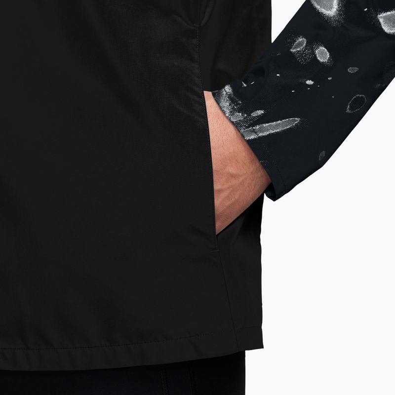 Giacca da corsa da uomo Nike Miler Repel UV Printed black/black 3